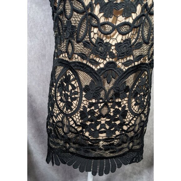 Lovers + Friends Caspian Black Lace Mini Shift Dress Size XS - Picture 8 of 9